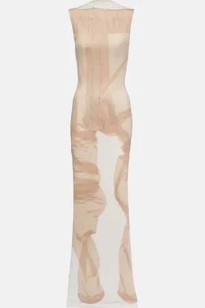 Acne Studios X Katerina Jebb printed maxi dress