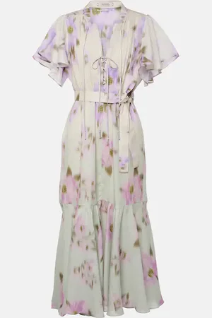 Dorothee Schumacher Blooming Volumes floral cotton midi dress