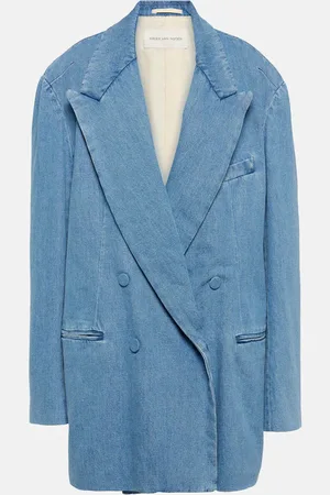 DRIES VAN NOTEN Oversized denim blazer