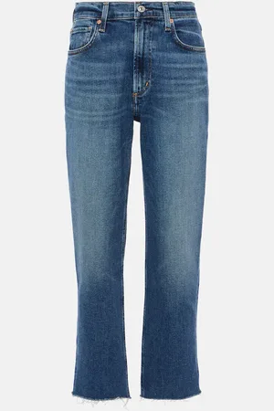 Citizens of Humanity Daphne high-rise cropped straight jeans