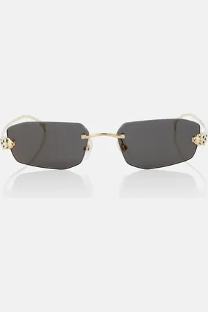 Cartier PanthÃ¨re de Cartier rectangular sunglasses