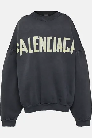Balenciaga Logo cotton jersey sweatshirt