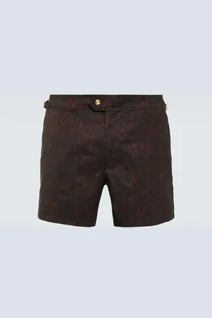 Tom Ford Cheetah-print swim trunks