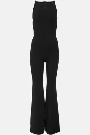 Courrèges CourrÃ¨ges Logo knit jumpsuit