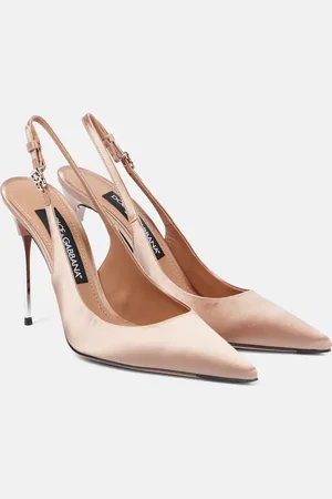 Dolce & Gabbana Satin slingback pumps