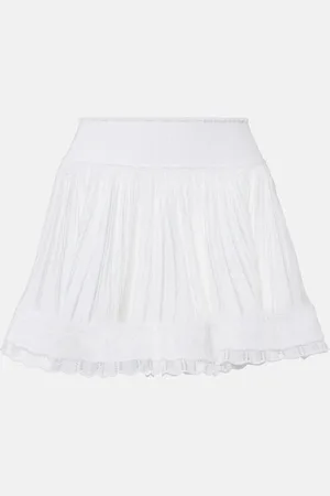 Alaïa AlaÃ¯a Crinoline pleated shorts