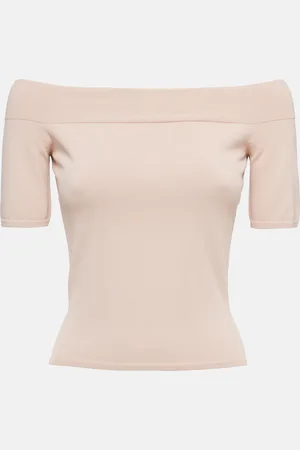 Alexander McQueen Off-shoulder top
