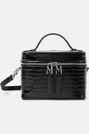 Max Mara Vanity Small croc-effect leather crossbody bag