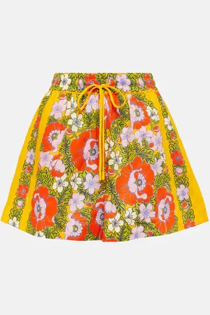 ALÉMAIS AlÃ©mais Floral linen shorts