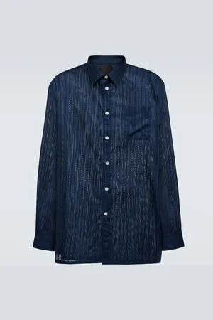 Givenchy Striped cotton voile shirt