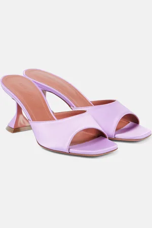 Amina Muaddi Lupita 70 satin mules