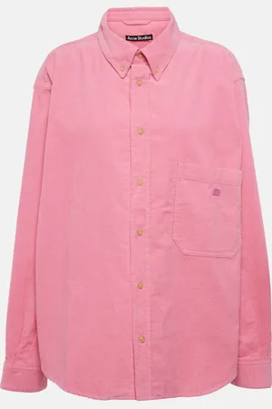 Acne Studios Face cotton corduroy overshirt