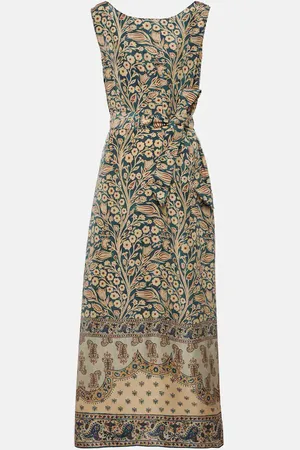 Loro Piana Kiko printed silk maxi dress