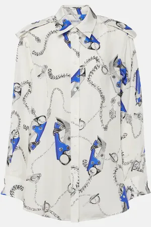 Burberry Printed silk shirt
