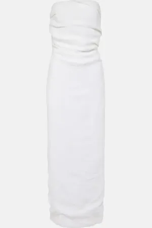 TOVE Bridal Sabella linen maxi dress