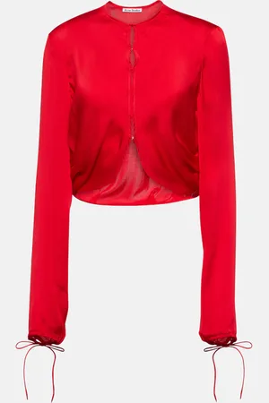 Acne Studios Silk crop top