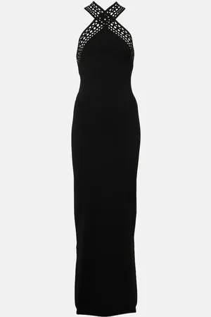 Alaïa AlaÃ¯a Vienne halterneck gown