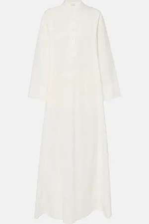 DRIES VAN NOTEN Cotton poplin maxi dress