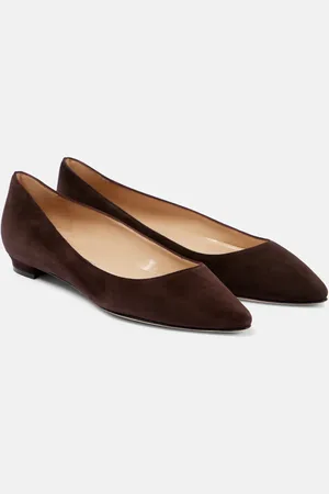 Manolo Blahnik Lanza BB suede ballet flats