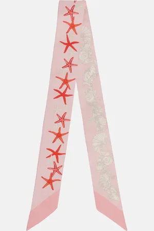 VERSACE Barocco Sea silk twill scarf