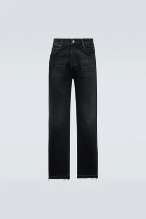 AMIRI Faded mid-rise straight jeans