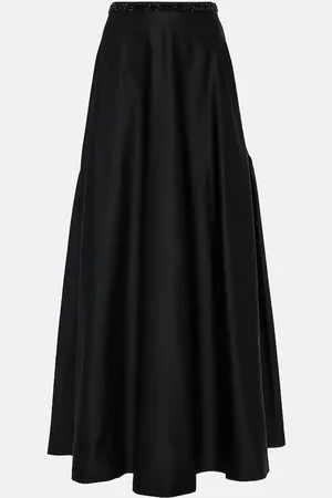 Max Mara Brasile embellished maxi skirt