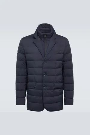 HERNO Layered down-paneled jacket