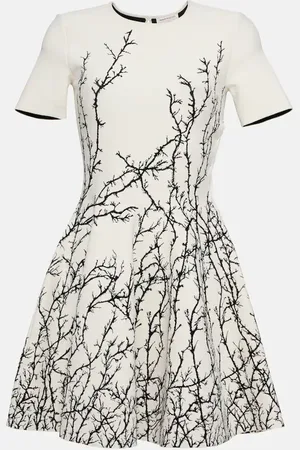 Alexander McQueen Thorn Branches jacquard minidress