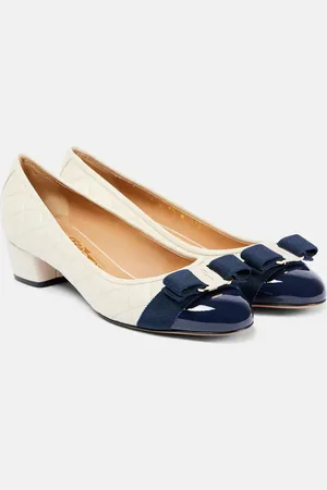 Salvatore Ferragamo Vara leather pumps