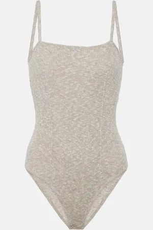 MAGDA BUTRYM Knitted linen and cotton bodysuit