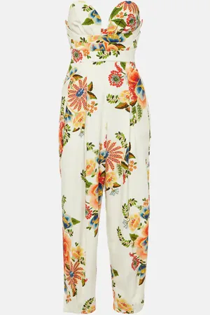 Farm Rio Delicate Garden printed jumpsuit