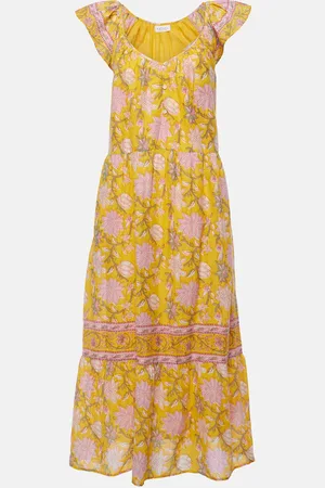 Velvet Jazlyn floral cotton maxi dress