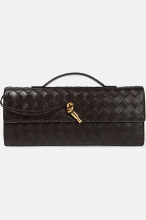 Bottega Veneta Andiamo Intrecciato leather clutch
