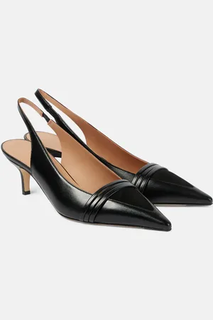 MALONE SOULIERS Tanner 45 leather slingback pumps