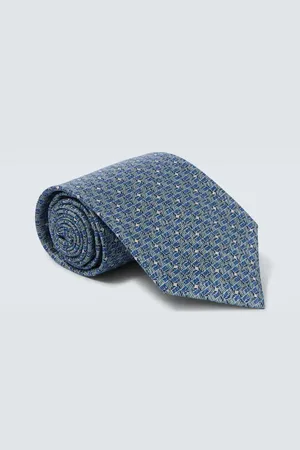 BRIONI Printed silk tie