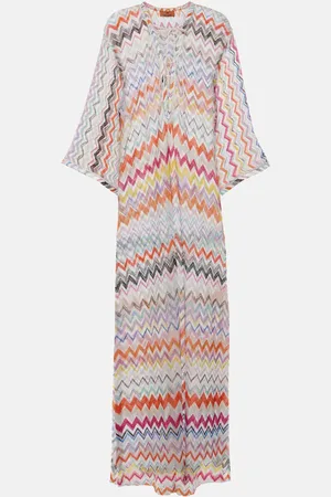 Missoni Zig Zag lamÃ© beach cover-up