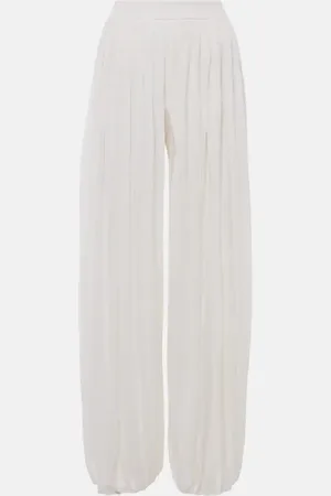 Loro Piana Lanai linen-blend palazzo pants