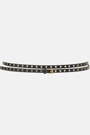 Alaïa AlaÃ¯a Eyelet leather belt