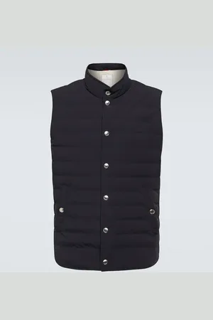 Brunello Cucinelli Taffeta down vest