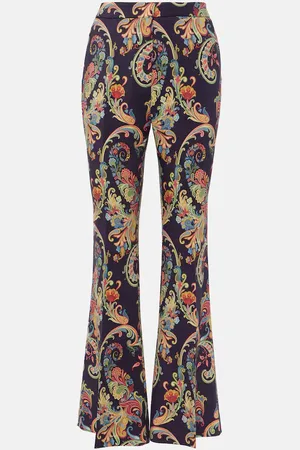 Etro Paisley high-rise flared pants