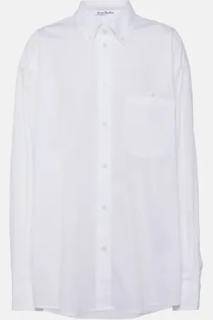 Acne Studios Puff-sleeve cotton blouse