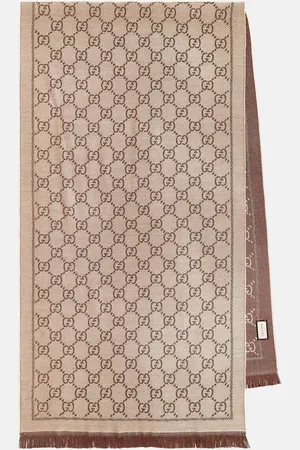 Gucci GG wool jacquard scarf