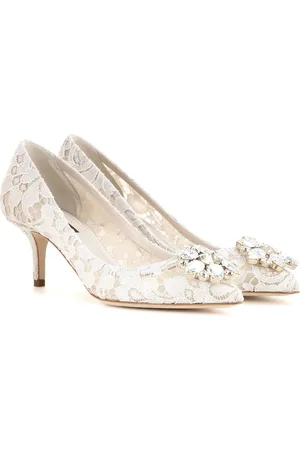 Dolce & Gabbana Bellucci embellished lace pumps