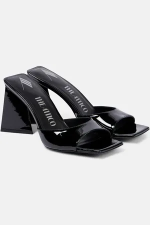 The Attico Mini Devon patent leather mules