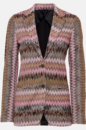 Missoni Zig Zag lamÃ© blazer