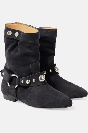 Isabel Marant Stanya studded suede ankle boots