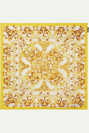 Dolce & Gabbana Majolica silk twill scarf