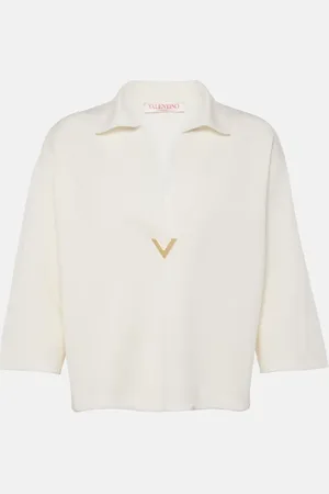 VALENTINO VGold cropped wool top