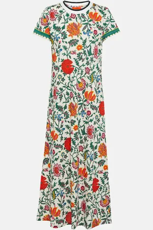 La DoubleJ Sporty Swing cotton jersey midi dress