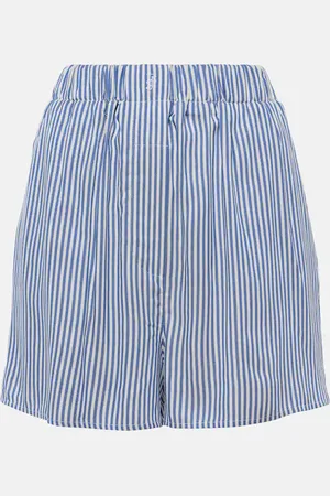 The Frankie Shop Lui pinstripe high-rise shorts